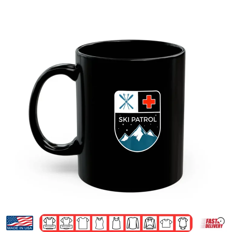 Mug Ski Patrol Winter Slopes Skiing Snowboarding Shirt