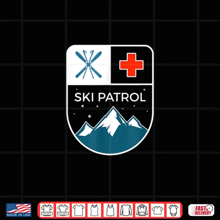 Design Ski Patrol Winter Slopes Skiing Snowboarding Shirt