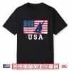 Snowboarding Usa American Flag Snowboard Shirt