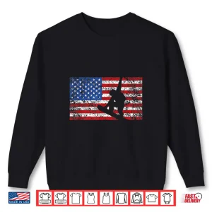 Sweatshirt American Flag Snowboarding Shirt USA Gift Snowboard Team