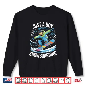 Sweatshirt Boys Snowboarding Shirt