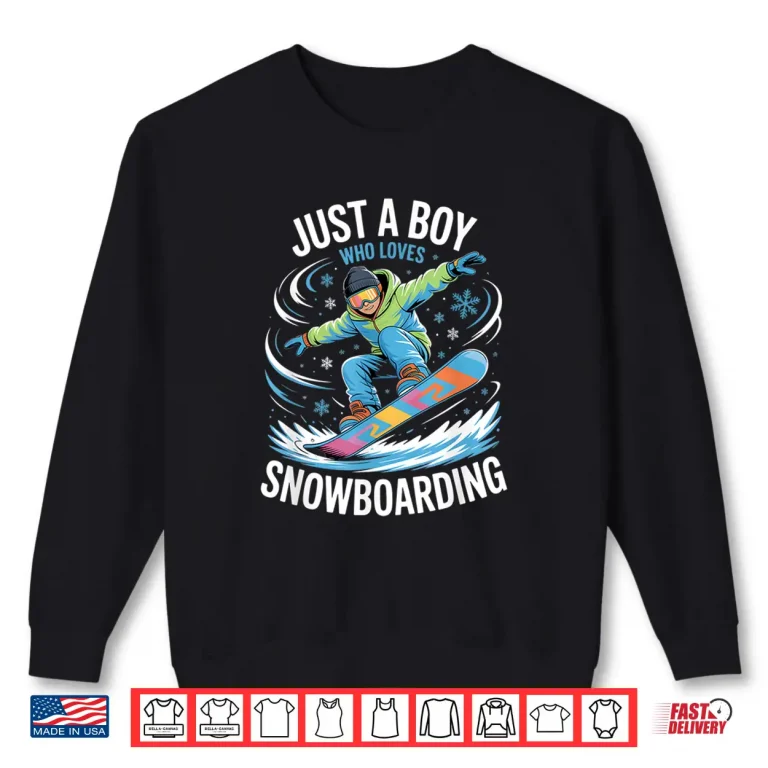 Sweatshirt Boys Snowboarding Shirt