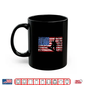 Mug American Flag Snowboarding Shirt USA Gift Snowboard Team