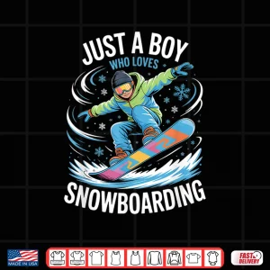 Design Boys Snowboarding Shirt