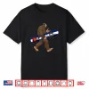Colorado Flag Snowboarding Bigfoot For Snowboarders Shirt