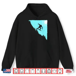 Hoodie Funny Snowboarder Art For Men Women Team Snowboarding Lover Shirt