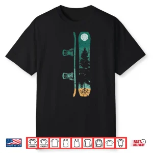 Pine Tree Snowboard Snowboarding Shirt