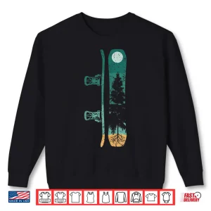 Sweatshirt Pine Tree Snowboard Snowboarding Shirt