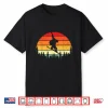 Retro Sunset Snowboarder Snowboarding Wintersports Lover Shirt
