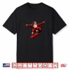 Santa Snowboarding Christmas Pajama Snowboard Sport X Mas Shirt