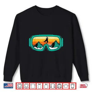 Sweatshirt Snowboard Retro Goggles Wintersports Lover Snowboarder Shirt