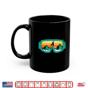 Mug Snowboard Retro Goggles Wintersports Lover Snowboarder Shirt