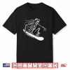 Snowboarding Forever Skeleton Drives Snowboard Shirt