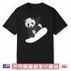 Snowboarding Shirt Snowboarding Panda Funny Gift Tshirt