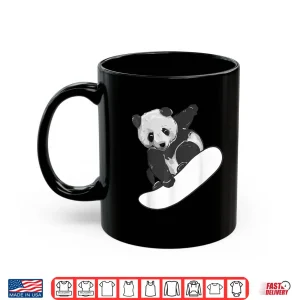 Mug Snowboarding Shirt Snowboarding Panda Funny Gift Tshirt