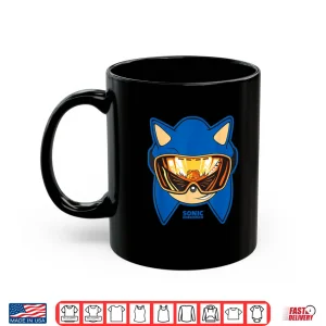 Mug Sonic The Hedgehog Snowboarding Visor Cool Face Shot Shirt