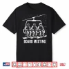 Vintage Snowboard Meeting Snowboarding Vacation Skiing Shirt