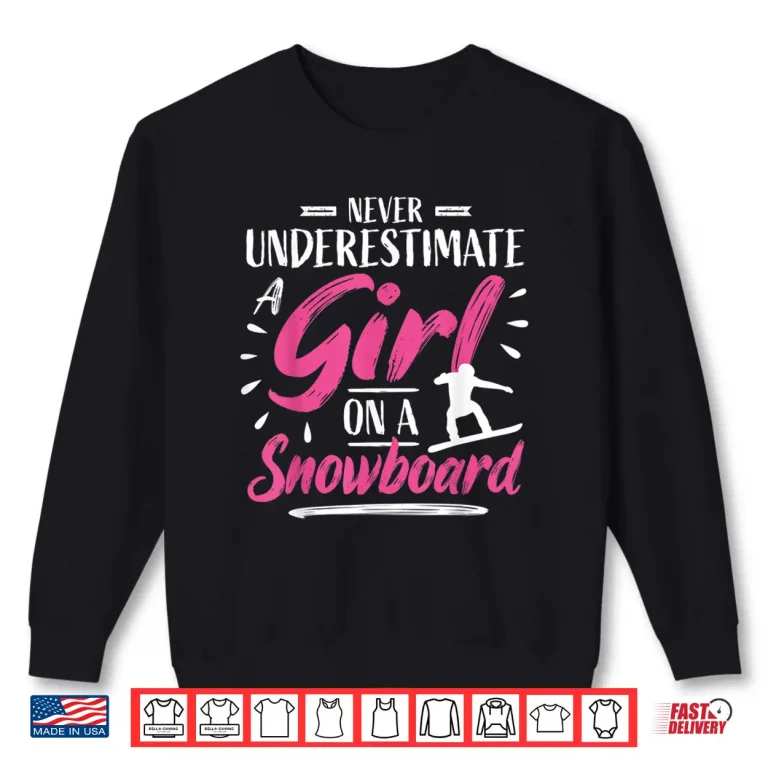 Sweatshirt Girl Snowboarding Snowboard Shirt