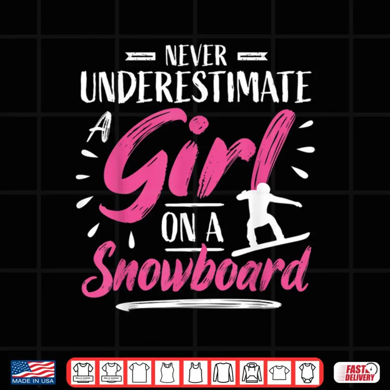 Design Girl Snowboarding Snowboard Shirt