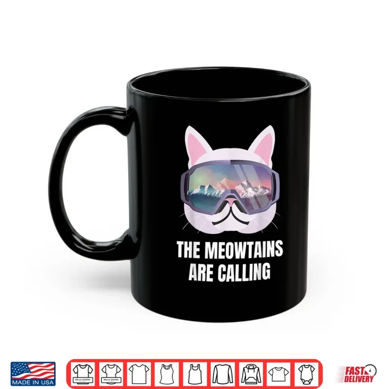 Mug Ski Snowboard Goggles Funny Skiing Snowboarding Gift Shirt