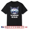 Ski Snowboard Goggles Funny The Meowtains Are Calling Gift Shirt