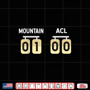 Design Ski Snowboarding Injury ACL Get Well Recovery Shirt