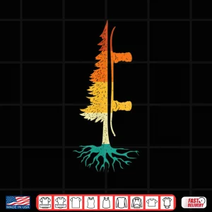 Design Snowboard Pine Tree Snowboarding Snowboarder Wintersports Shirt
