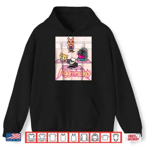Hoodie Aggretsuko Yoga Pose Tee Shirt