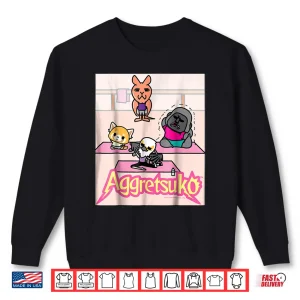 Sweatshirt Aggretsuko Yoga Pose Tee Shirt