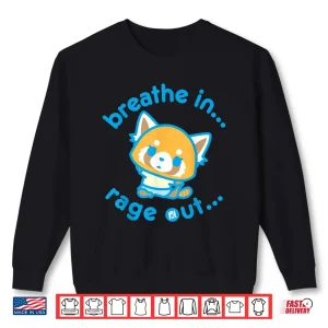 Sweatshirt Aggretsuko Yoga Breathe In Rage Out Shirt
