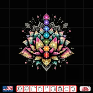 Design Chakra Lotus Flower Spiritual Yoga Lover Shirt