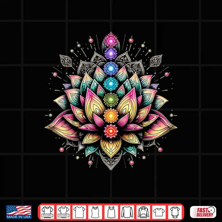 Design Chakra Lotus Flower Spiritual Yoga Lover Shirt