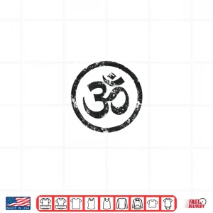 Design Buddhist Symbol Om Cool Buddhism Yoga Tao Zen Men Women Shirt