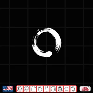 Design Enso Zen circle symbol Buddhism Buddha meditation Yoga Shirt