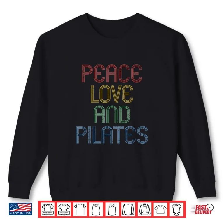 Sweatshirt Funny Meditation Pilates Instructor Yoga Pilates Shirt