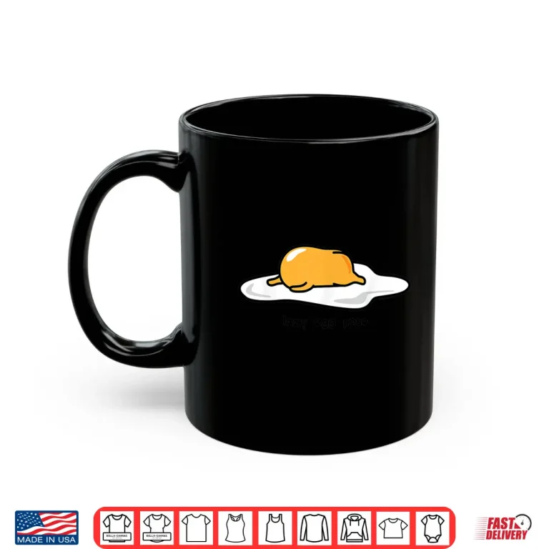 Mug Gudetama the lazy egg yoga pose Shirt