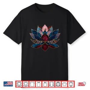 Lotus Flower Vintage Japanese Zen Buddhist Buddhism Yoga Shirt