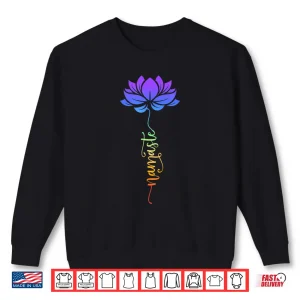Sweatshirt Namaste Lotus Flower Meditation Yoga Shirt