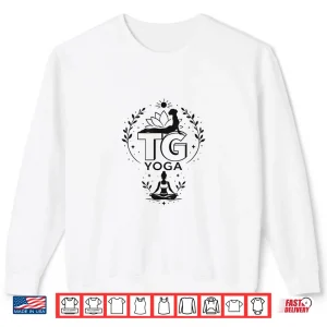 Sweatshirt TG Yoga Minimal Lotus Flow Emblem Shirt