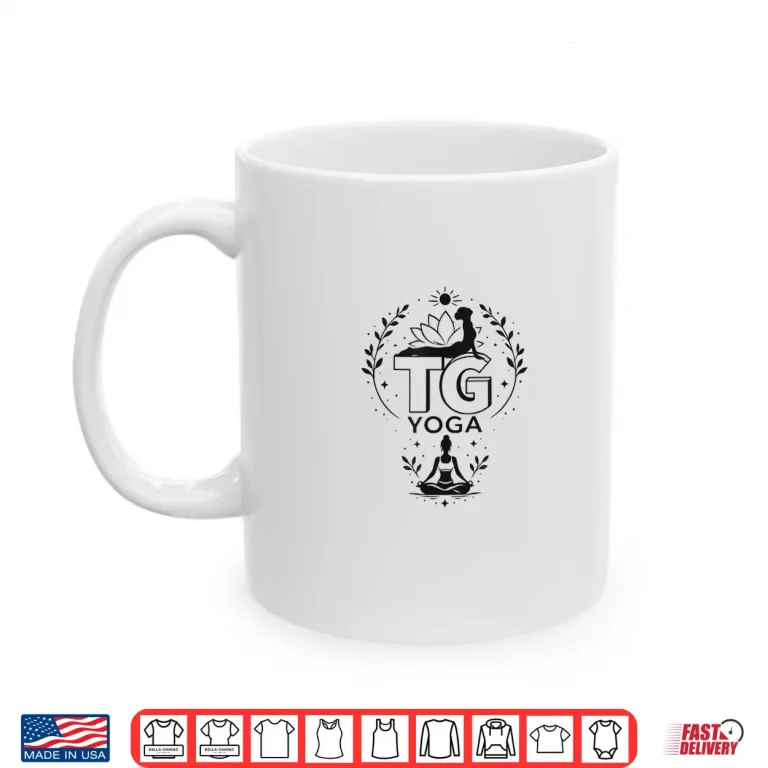 Mug TG Yoga Minimal Lotus Flow Emblem Shirt