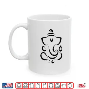 Mug Yoga Hindu Indian Meditation Deepavali Diwali Rangoli Ganesh Shirt