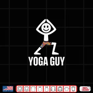 Design Yoga Guy Funny Stick Figure Humor Shirt