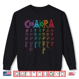 Sweatshirt Chakra Energy Spirit Spiritual Health Healing Yoga Chakras Shirt