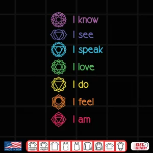 Design Chakra Alignment Yoga Meditation Spiritual Shirt