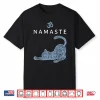Cute Namaste Cat In Yoga Pose Om Symbol Men Women Gift Shirt