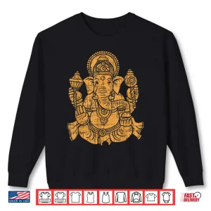 Sweatshirt Elephant Om Yoga Ganesha Indian God Ganesh Chaturthi Asian Shirt