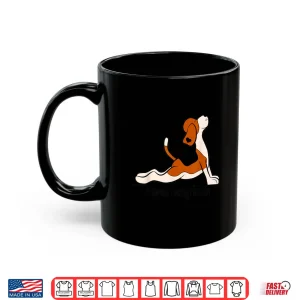 Mug Downward Facing Human Graphic Yoga Funny Womens Shirt