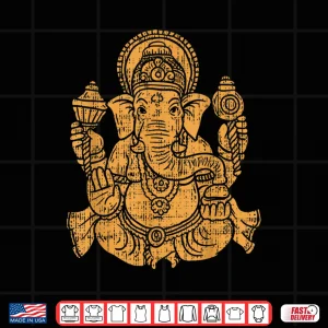 Design Elephant Om Yoga Ganesha Indian God Ganesh Chaturthi Asian Shirt