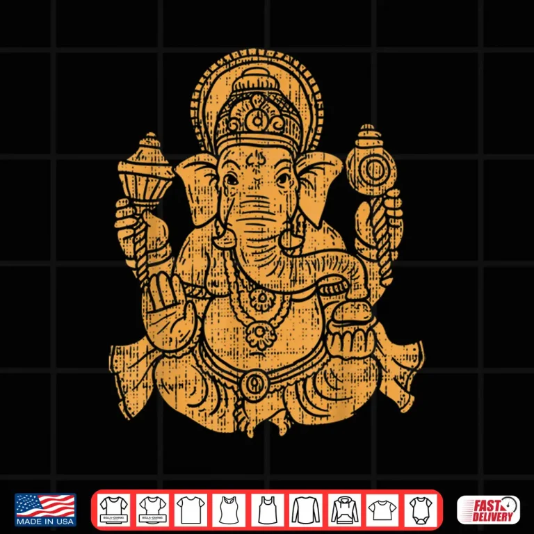 Design Elephant Om Yoga Ganesha Indian God Ganesh Chaturthi Asian Shirt