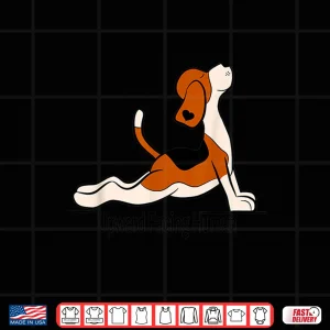 Design Downward Facing Human Graphic Yoga Funny Womens Shirt